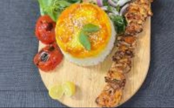 چلو جوجه کباب ترش 
